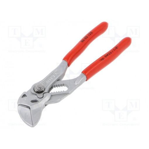 86 03 125; Pliers; adjustable; Pliers len: 125mm; Max jaw capacity: 23mm; KNIPEX