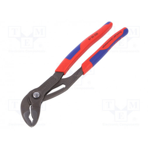 87 02 250; Pliers; adjustable,Cobra adjustable grip; Pliers len: 250mm; KNIPEX 87 02 250; Pliers; adjustable,Cobra adjustable grip; Pliers len: 250mm; KNIPEX