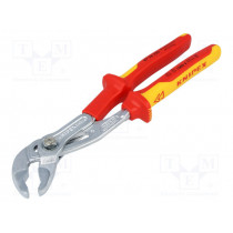 87 26 250; Pliers; insulated,adjustable; chrome-vanadium steel; 1kVAC; KNIPEX