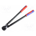 95 12 500; Cutters; 500mm; Material: steel; Frame material: aluminium; KNIPEX