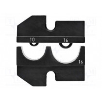 97 49 16; Crimping jaws; crimping insulated terminals on 10-16mm2 wires; KNIPEX