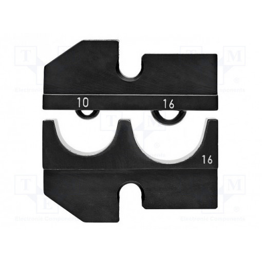 97 49 16; Crimping jaws; crimping insulated terminals on 10-16mm2 wires; KNIPEX