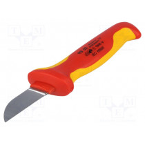 98 52 SB; Knife; for electricians,insulated; Kind of blade: straight; KNIPEX