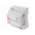 KNX-40E-1280; Power supply: KNX / EIB; 38.4W; 30VDC; 1280mA; 180÷264VAC; IP20; MEAN WELL