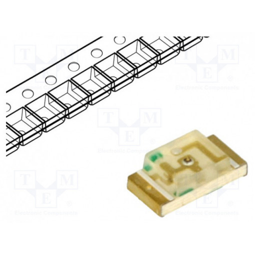 KP-3216MGC; LED; SMD; 1206; green; 18÷70mcd; 3.2x1.6x1.1mm; 120°; 2.1÷2.5V; 20mA; KINGBRIGHT ELECTRONIC