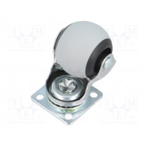 KPA-SK 40S; Transport wheel; Ø: 40mm; W: 25mm; H: 52mm; torsional; 40kg; RADER