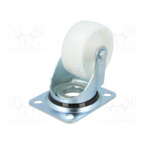 KPE-POB 80S; Transport wheel; Ø: 80mm; W: 35mm; H: 105mm; torsional; 150kg; RADER