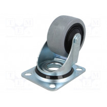 KPE-POGES 80K1; Transport wheel; Ø: 80mm; W: 36mm; H: 105mm; torsional; 150kg; RADER
