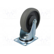 KPE-WTE 125K1; Transport wheel; Ø: 125mm; W: 32mm; H: 156mm; torsional; 150kg; RADER