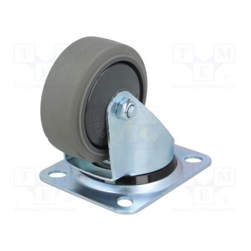 KPE-WTE 80K1; Transport wheel; Ø: 80mm; W: 32mm; H: 105mm; torsional; 150kg; RADER