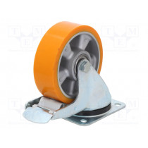 KPM-ALPU 150K-HC; Transport wheel; Ø: 150mm; W: 50mm; H: 190mm; torsional with lock; RADER