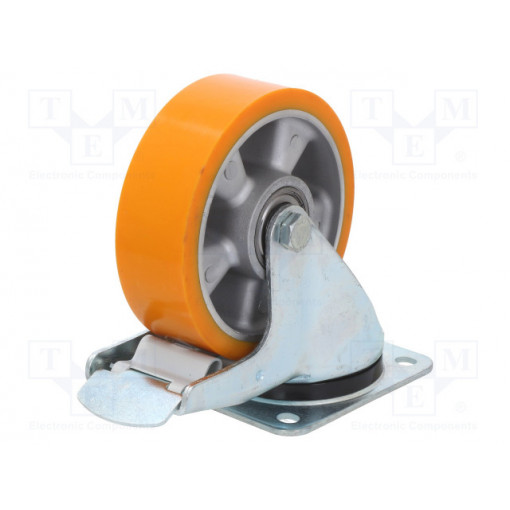 KPM-ALPU 150K-HC; Transport wheel; Ø: 150mm; W: 50mm; H: 190mm; torsional with lock; RADER