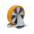 KPM-ALPU 200K-HC; Transport wheel; Ø: 200mm; W: 50mm; H: 238mm; torsional with lock; RADER KPM-ALPU 200K-HC; Transport wheel; Ø: 200mm; W: 50mm; H: 238mm; torsional with lock; RADER