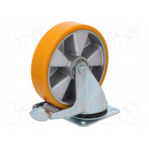 KPM-ALPU 200K-HC; Transport wheel; Ø: 200mm; W: 50mm; H: 238mm; torsional with lock; RADER