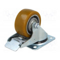 KPM-ALPU 80K-HC; Transport wheel; Ø: 80mm; W: 38mm; H: 111mm; torsional with lock; RADER KPM-ALPU 80K-HC; Transport wheel; Ø: 80mm; W: 38mm; H: 111mm; torsional with lock; RADER
