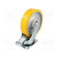 KPW-ZPU 200K-HC; Transport wheel; Ø: 200mm; W: 50mm; H: 240mm; torsional with lock; RADER KPW-ZPU 200K-HC; Transport wheel; Ø: 200mm; W: 50mm; H: 240mm; torsional with lock; RADER