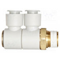 KQ2VD06-02AS; Push-in fitting; threaded,angled 90°; R 1/4 KQ2VD06-02AS; Push-in fitting; threaded,angled 90°; R 1/4