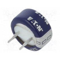 KR-5R5C224-R; Capacitor: electrolytic; supercapacitor; 220mF; 5.5VDC; ESR: 75Ω; EATON ELECTRIC