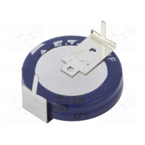 KR-5R5H105-R; Capacitor: electrolytic; supercapacitor; 1F; 5.5VDC; ESR: 30Ω; THT; EATON ELECTRIC