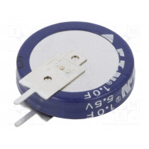 KR-5R5V105-R; Capacitor: electrolytic; supercapacitor; 1F; 5.5VDC; ESR: 30Ω; THT; EATON ELECTRIC