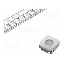 KSC121J LFS; Microswitch TACT; SPST-NO; Pos: 2; 0.05A/32VDC; SMT; none; 2.5mm; C&K