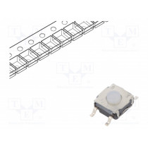 KSC201G LFS; Microswitch TACT; SPST-NO; Pos: 2; 0.05A/32VDC; SMT; none; 1.6N; C&K