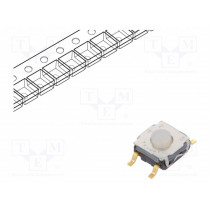 KSC223G LFG; Microswitch TACT; SPST-NO; Pos: 2; 0.05A/32VDC; SMT; none; 3.5mm; C&K
