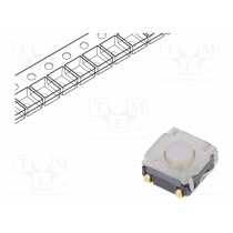 KSC243J LFG; Microswitch TACT; SPST-NO; Pos: 2; 0.05A/32VDC; SMT; none; 3.5mm; C&K
