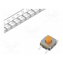 KSC411G 70 SH LFS; Microswitch TACT; SPST-NO; Pos: 2; 0.05A/32VDC; SMT; none; 1.4N; C&K