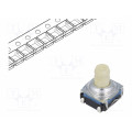 KSC921J LFS; Microswitch TACT; SPST-NO; Pos: 2; 0.05A/32VDC; SMT; none; 7.7mm; C&K