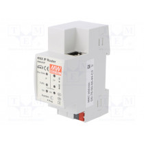 KSR-01IP; Router; IP20; 21÷30VDC; 36x90x71mm; DIN; -5÷45°C; MEAN WELL