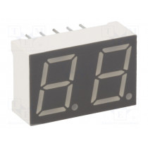 KW2-391AVA; Display: LED; 7-segment; 10mm; 0.39 KW2-391AVA; Display: LED; 7-segment; 10mm; 0.39