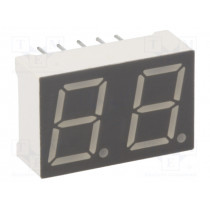 KW2-391CVA; Display: LED; 7-segment; 10mm; 0.39 KW2-391CVA; Display: LED; 7-segment; 10mm; 0.39