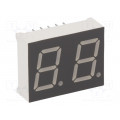 KW2-502AGA; Display: LED; 7-segment; 12.7mm; 0.5 KW2-502AGA; Display: LED; 7-segment; 12.7mm; 0.5