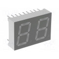 KW2-521AGA; Display: LED; 7-segment; 13.2mm; 0.52 KW2-521AGA; Display: LED; 7-segment; 13.2mm; 0.52