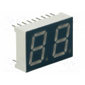 KW2-521CGA; Display: LED; 7-segment; 13.2mm; 0.52 KW2-521CGA; Display: LED; 7-segment; 13.2mm; 0.52