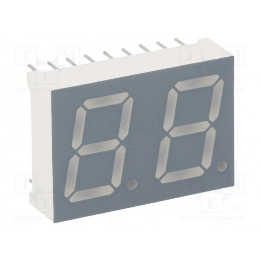 KW2-521CVA; Display: LED; 7-segment; 13.2mm; 0.52 KW2-521CVA; Display: LED; 7-segment; 13.2mm; 0.52