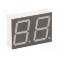 KW2-802AGA; Display: LED; 7-segment; 20.32mm; 0.8 KW2-802AGA; Display: LED; 7-segment; 20.32mm; 0.8