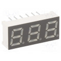 KW3-281CVA; Display: LED; 7-segment; 7mm; 0.28