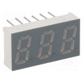 KW3-304CGA; Display: LED; 7-segment; 8mm; 0.31 KW3-304CGA; Display: LED; 7-segment; 8mm; 0.31