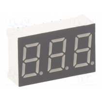 KW3-361CVA; Display: LED; 7-segment; 9.2mm; 0.36 KW3-361CVA; Display: LED; 7-segment; 9.2mm; 0.36