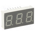 KW3-401CVA; Display: LED; 7-segment; 10.2mm; 0.4