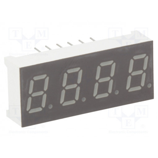 KW4-30GAVA; Display: LED; 7-segment; 7.62mm; 0.3 KW4-30GAVA; Display: LED; 7-segment; 7.62mm; 0.3