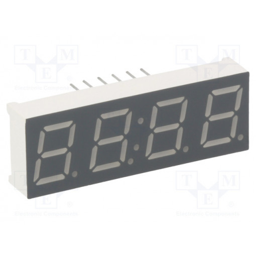 KW4-391CGA; Display: LED; 7-segment; 9.9mm; 0.39