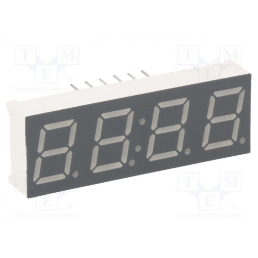 KW4-391CVA; Display: LED; 7-segment; 9.9mm; 0.39 KW4-391CVA; Display: LED; 7-segment; 9.9mm; 0.39