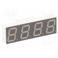 KW4-39FAGA; Display: LED; 7-segment; 10mm; 0.39 KW4-39FAGA; Display: LED; 7-segment; 10mm; 0.39