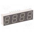 KW4-39FAVA; Display: LED; 7-segment; 10mm; 0.39 KW4-39FAVA; Display: LED; 7-segment; 10mm; 0.39