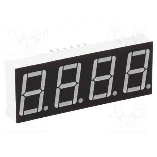 KW4-561CGB; Display: LED; 7-segment; 14.2mm; 0.56