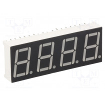 KW4-562CVB; Display: LED; 7-segment; 14.2mm; 0.56