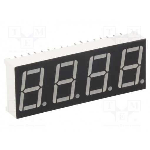 KW4-562CVB; Display: LED; 7-segment; 14.2mm; 0.56